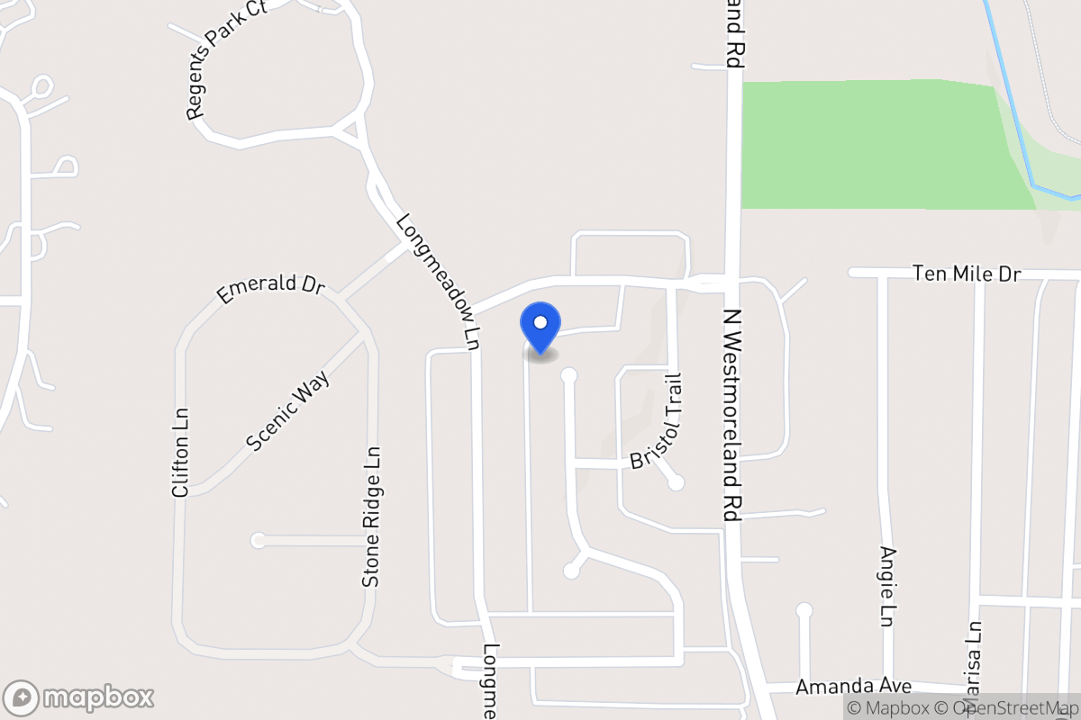 Map of 1111 Millington Ct