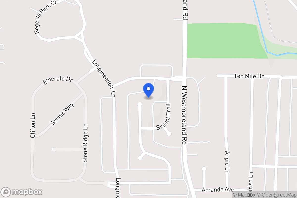 Map of 1112 Millington Ct