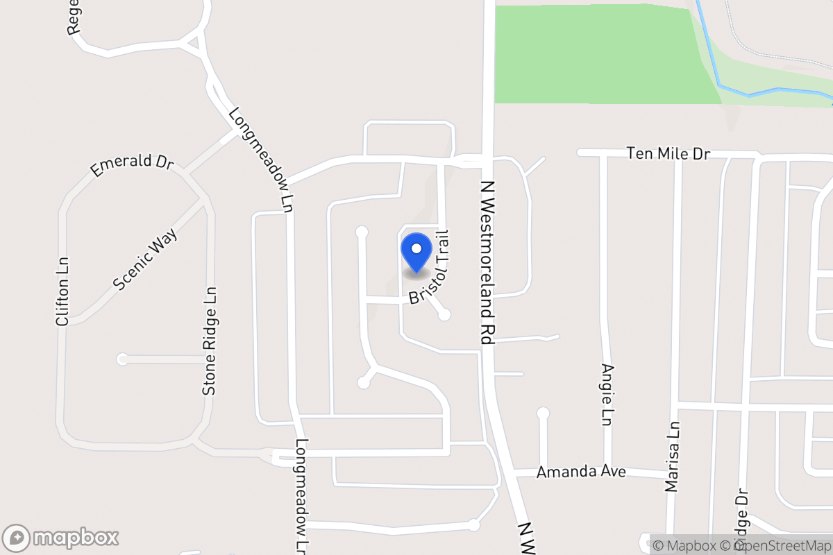 Map of 1111 Bristol Trl