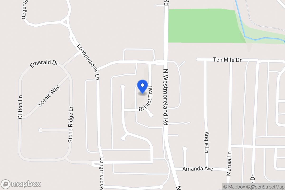 Map of 1115 Bristol Trl