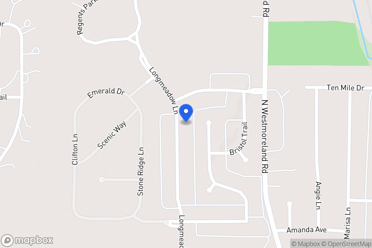 Map of 1112 Longmeadow Ln