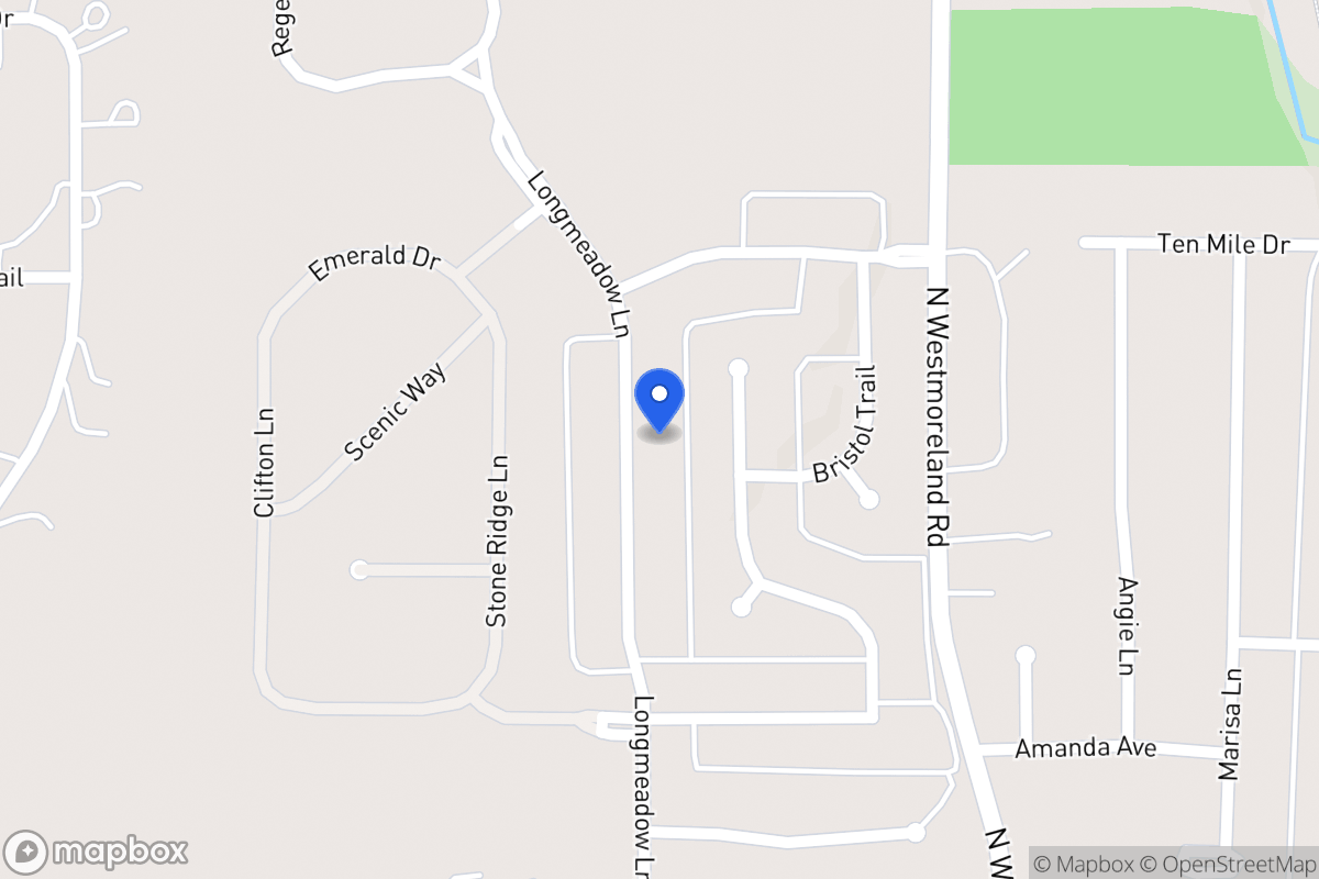 Map of 1104 Longmeadow Ln