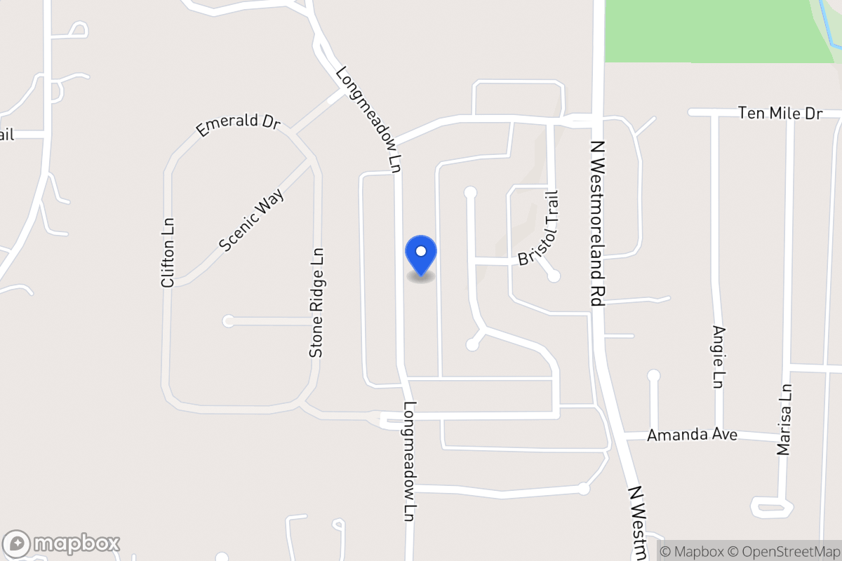Map of 1016 Longmeadow Ln