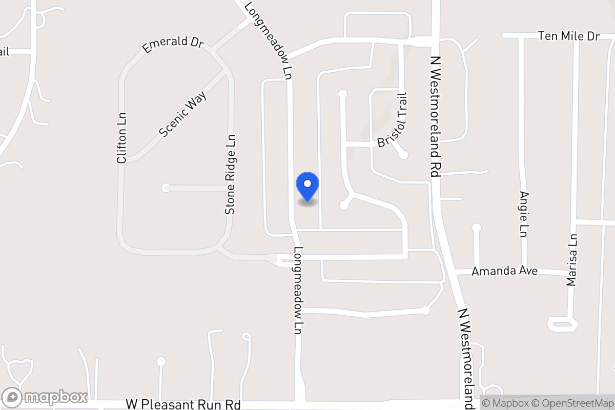Map of 1004 Longmeadow Ln