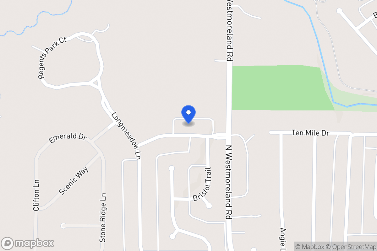 Map of 813 Bridgeport Dr