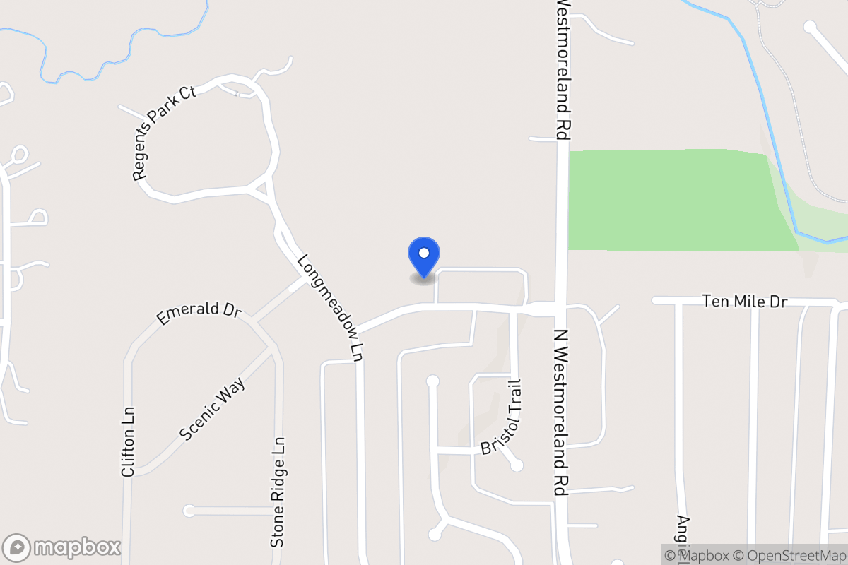 Map of 821 Bridgeport Dr