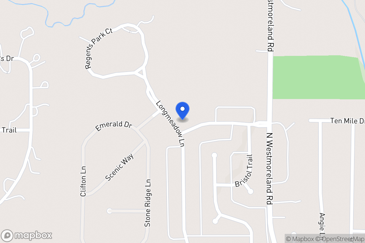 Map of 833 Bridgeport Dr