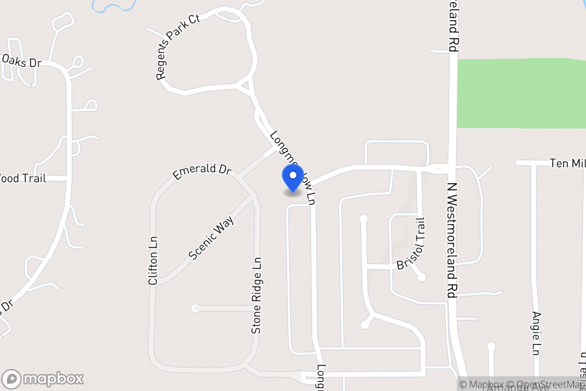 Map of 1121 Longmeadow Ln