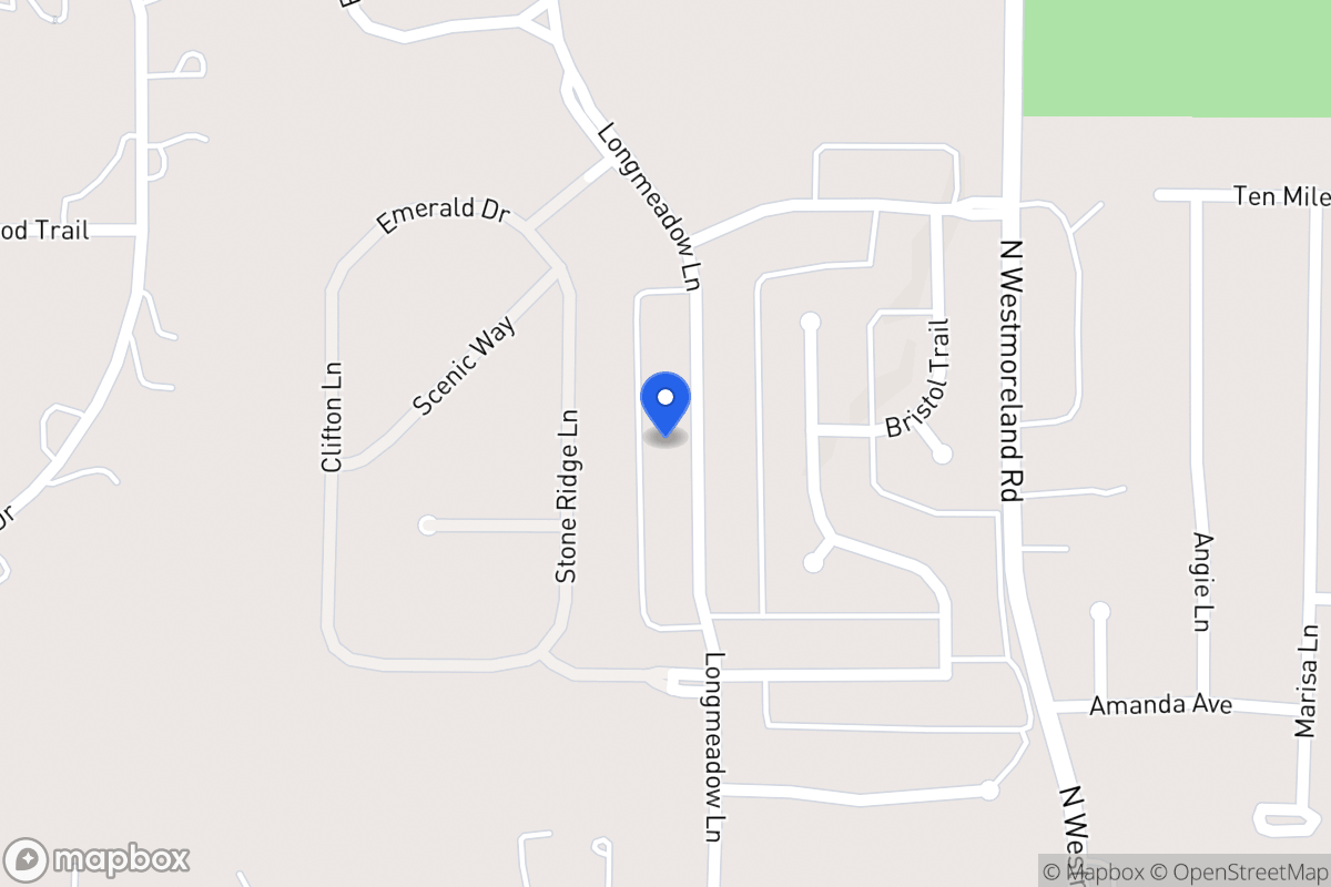 Map of 1101 Longmeadow Ln