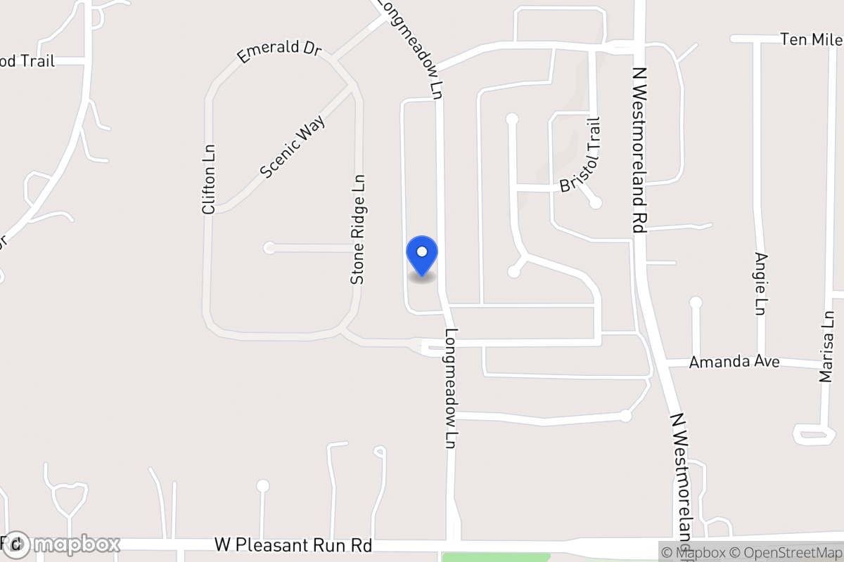 Map of 1009 Longmeadow Ln