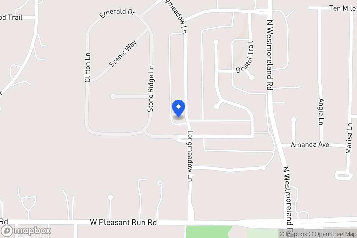Map of 1005 Longmeadow Ln