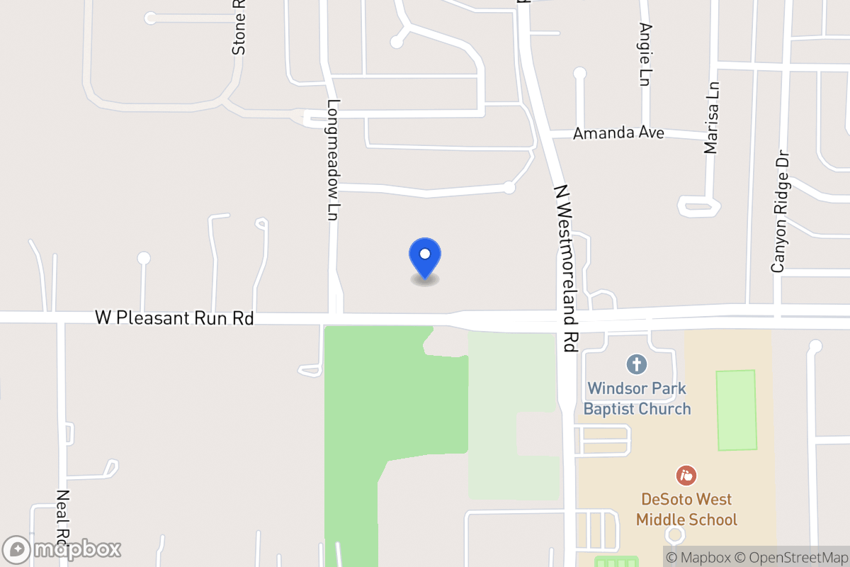 Map of 825 W Pleasant Run Rd