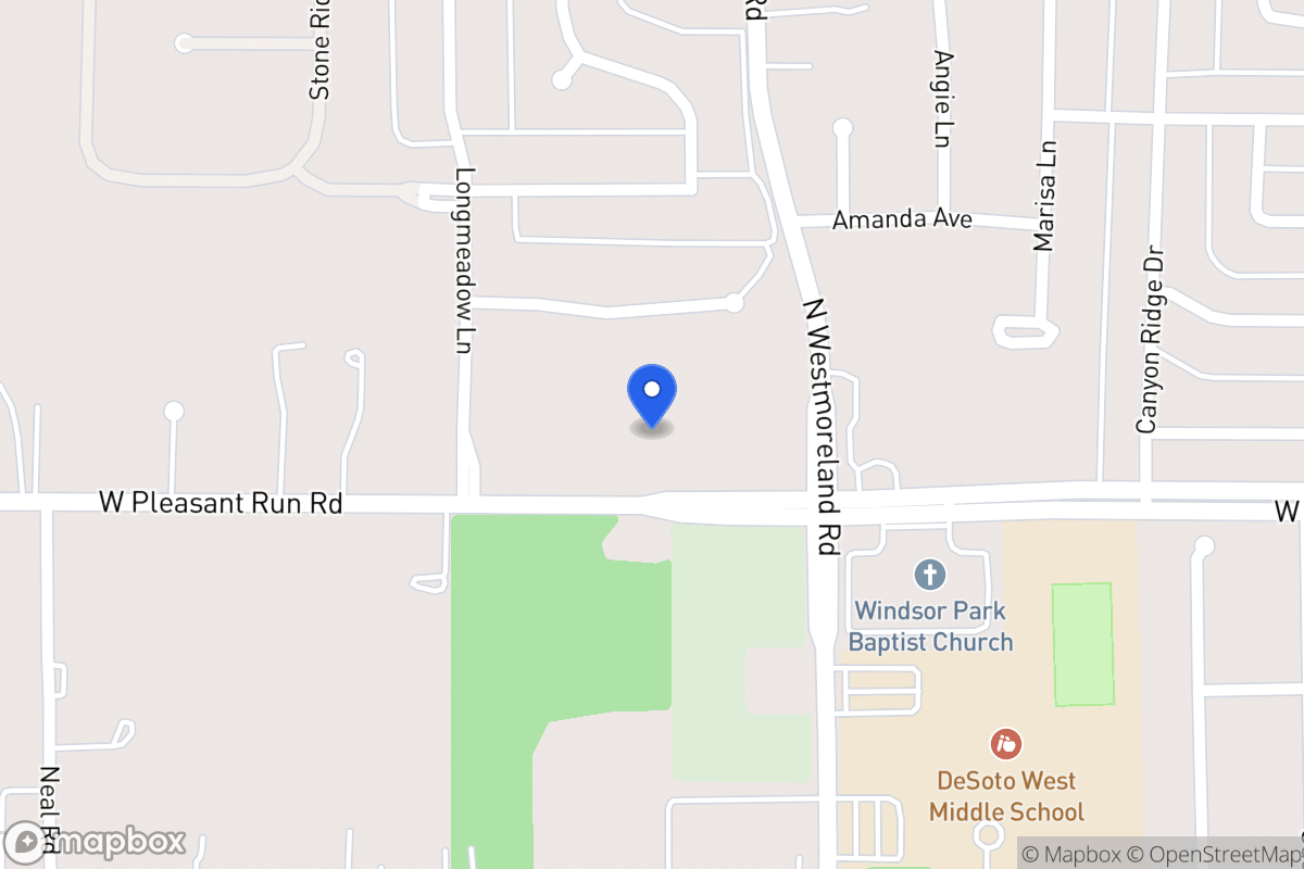 Map of 819 W Pleasant Run Rd