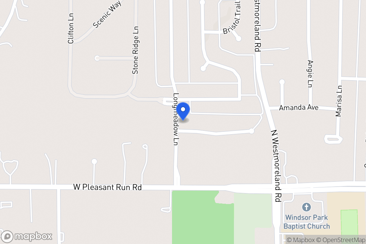 Map of 845 Longmeadow Ct