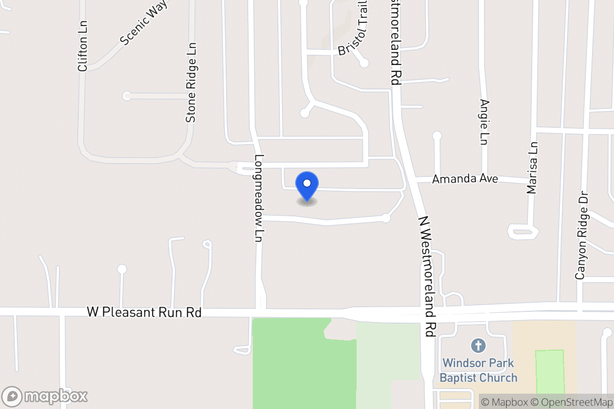 Map of 833 Longmeadow Ct