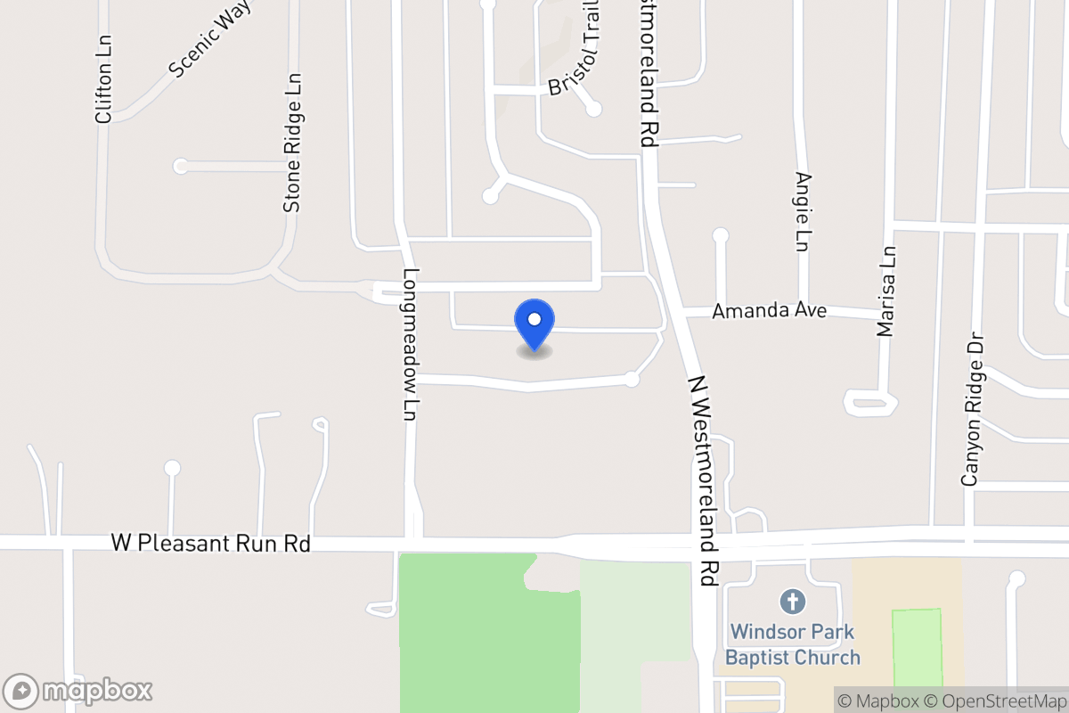 Map of 825 Longmeadow Ct