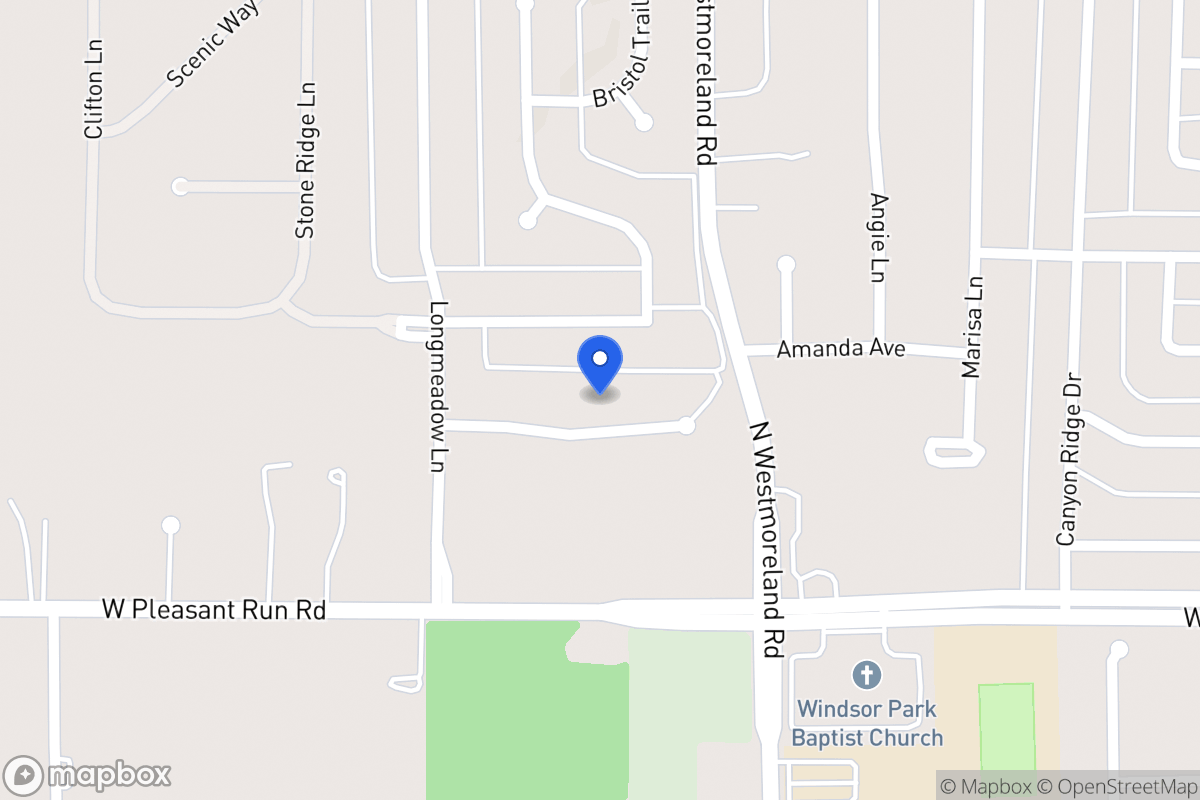 Map of 821 Longmeadow Ct
