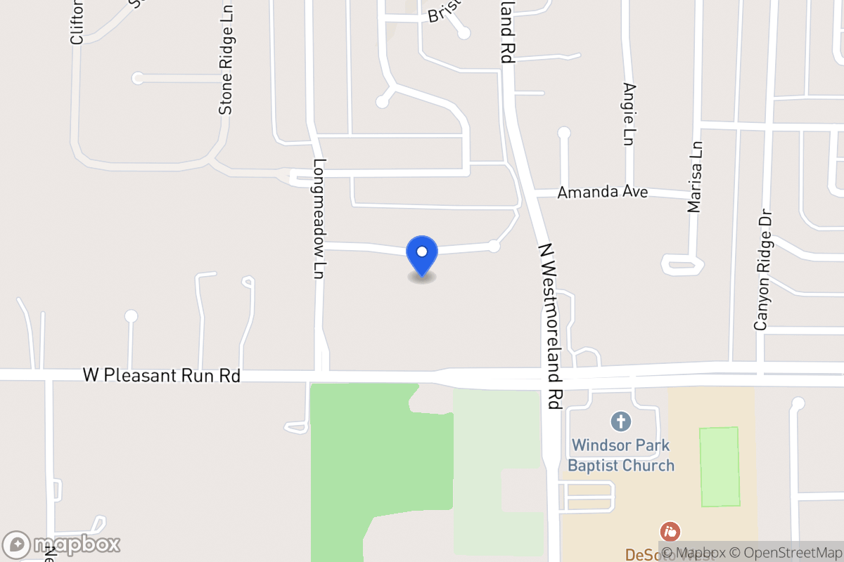 Map of 822 Longmeadow Ct