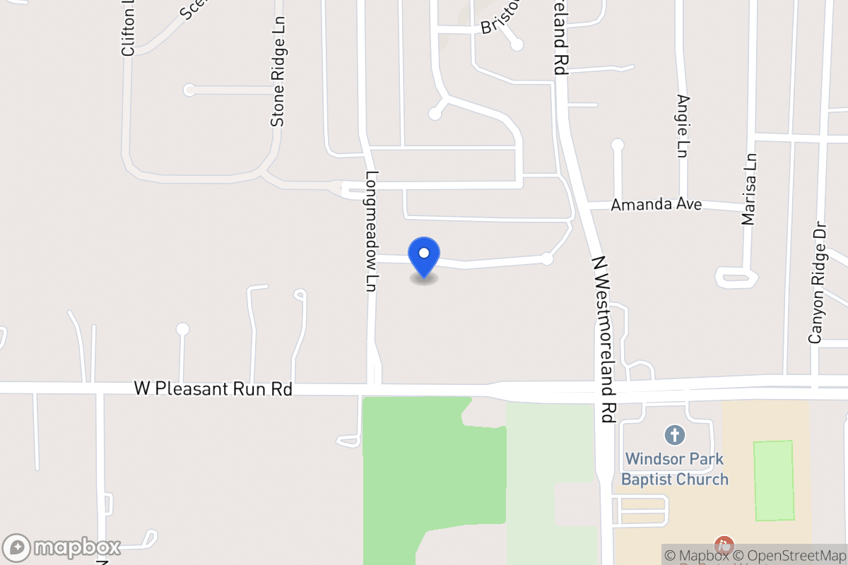 Map of 836 Longmeadow Ct