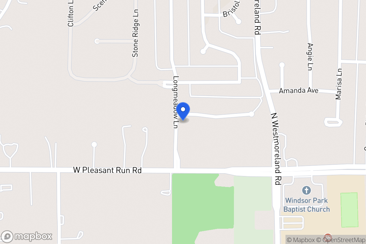 Map of 846 Longmeadow Ct