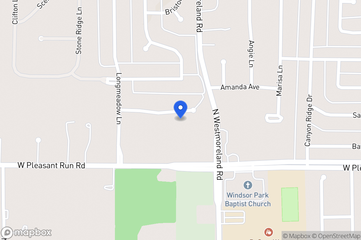 Map of 814 Longmeadow Ct