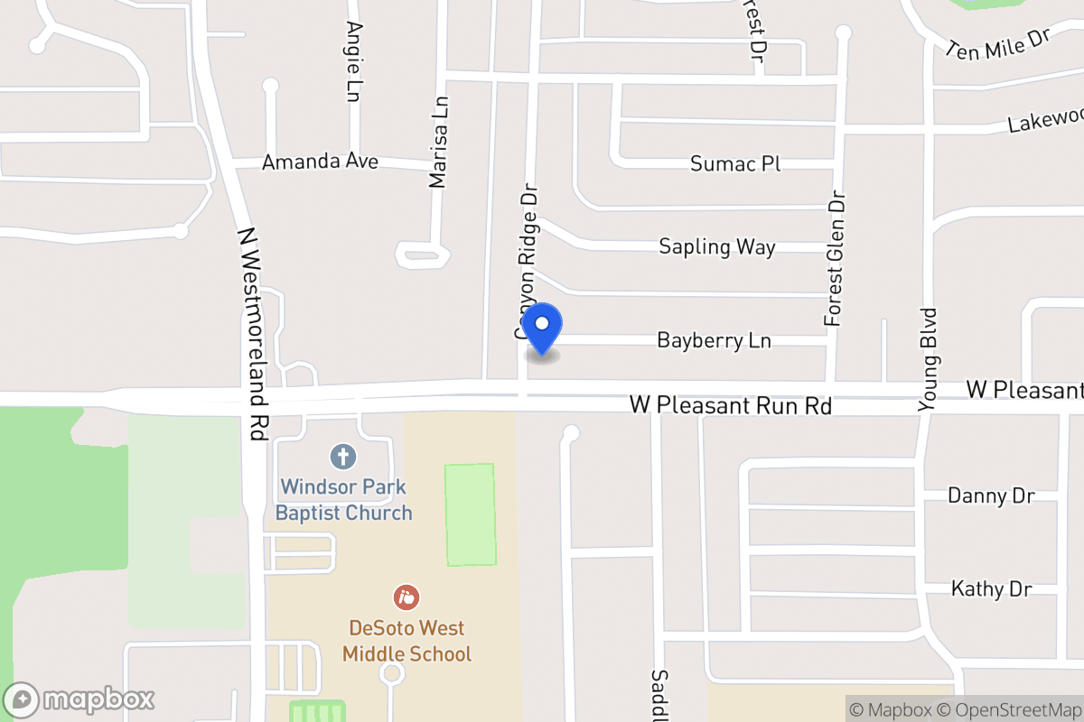 Map of 608 Bayberry Ln