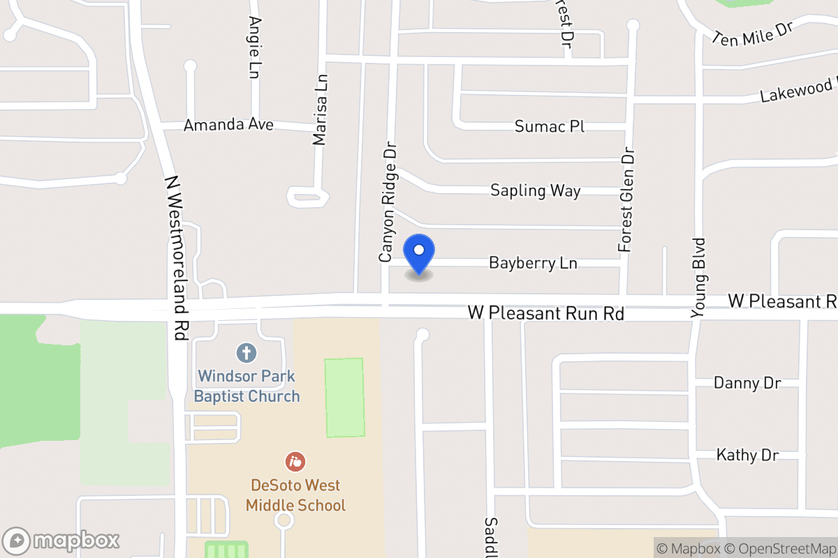 Map of 604 Bayberry Ln