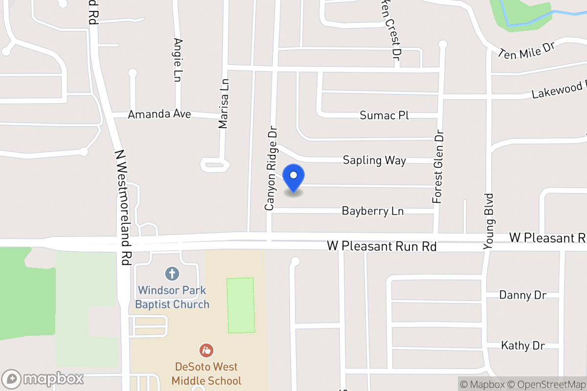 Map of 605 Bayberry Ln
