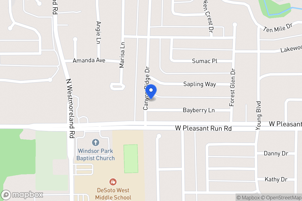 Map of 609 Bayberry Ln