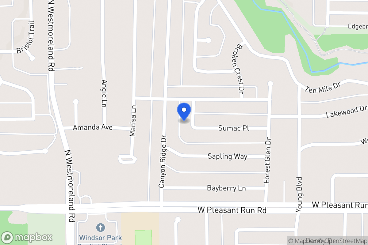 Map of 1005 Hickory Bend Dr