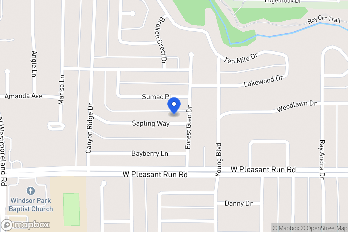 Map of 521 Sapling Way