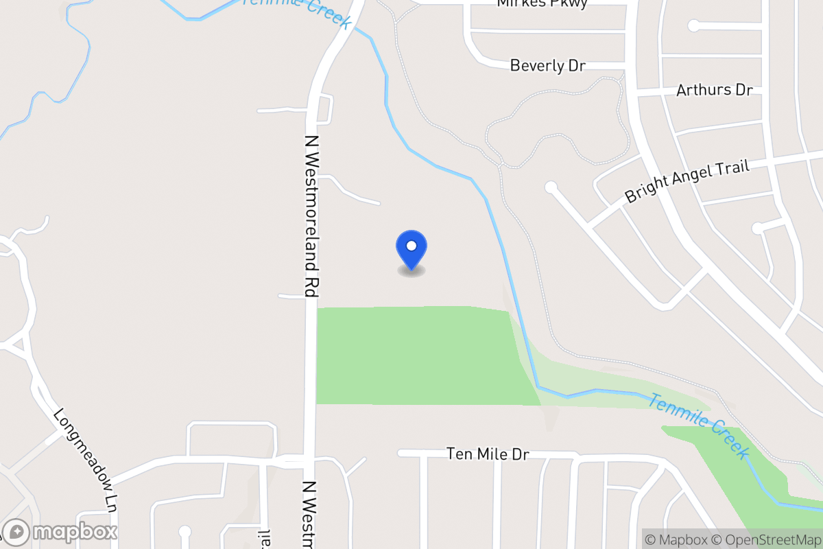 Map of 1230 N Westmoreland Rd