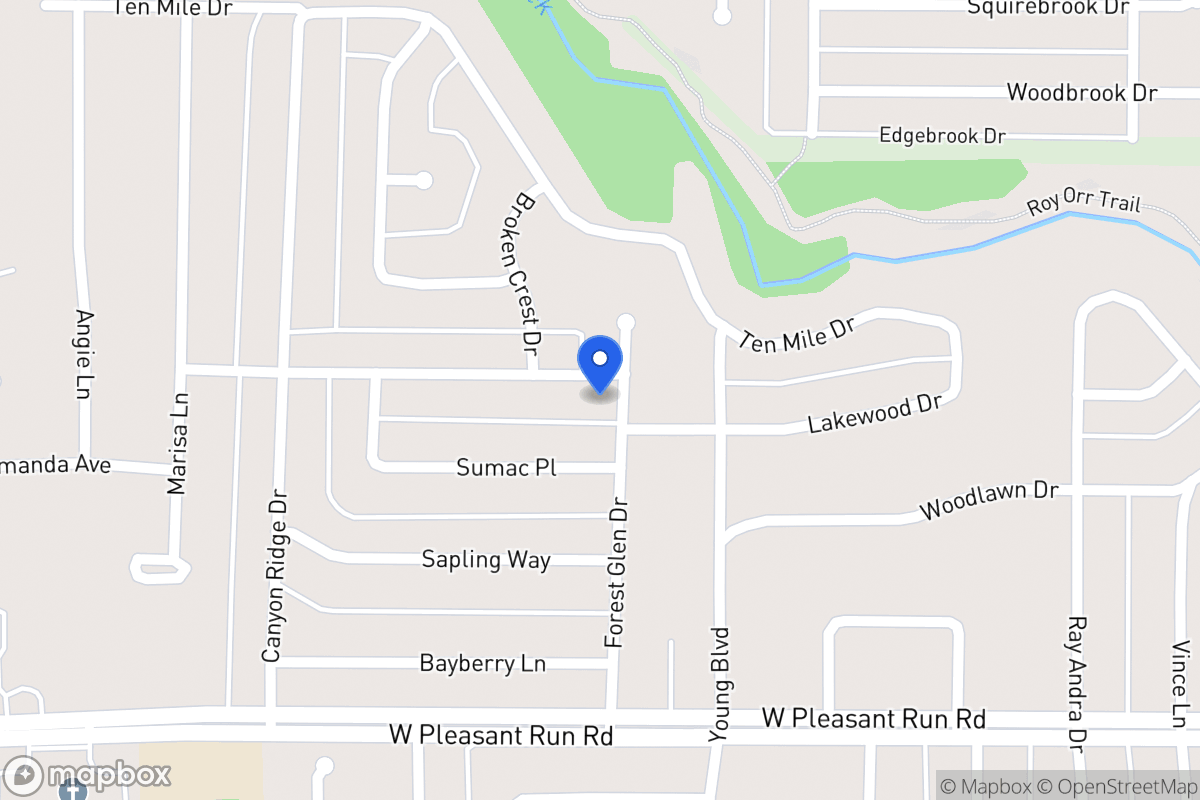Map of 516 Hidden Brooke Dr