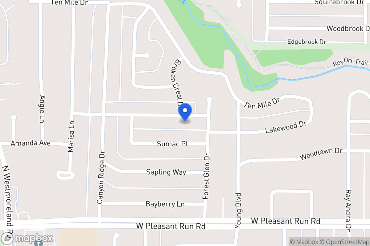 Map of 524 Hidden Brooke Dr