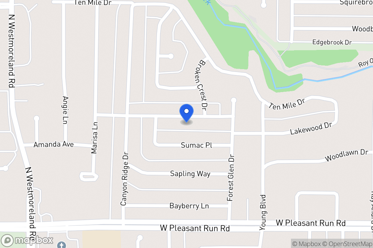 Map of 536 Hidden Brooke Dr