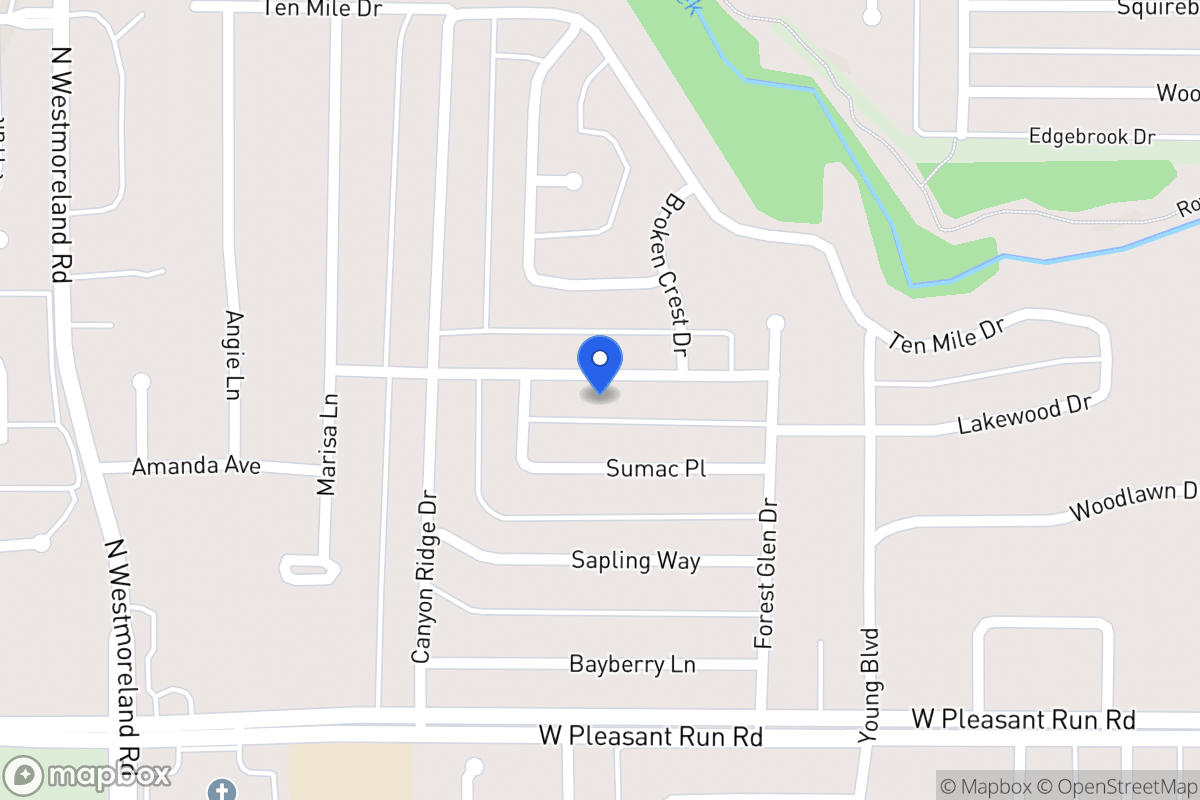 Map of 540 Hidden Brooke Dr