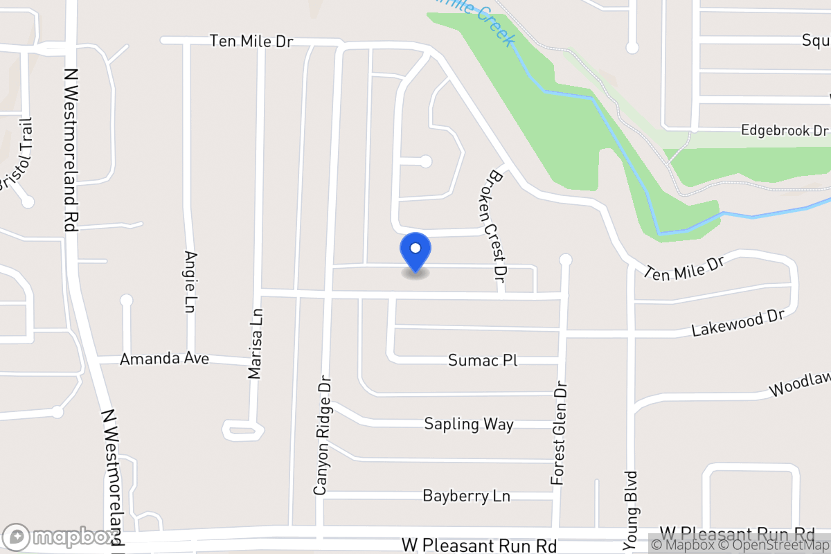 Map of 549 Hidden Brooke Dr