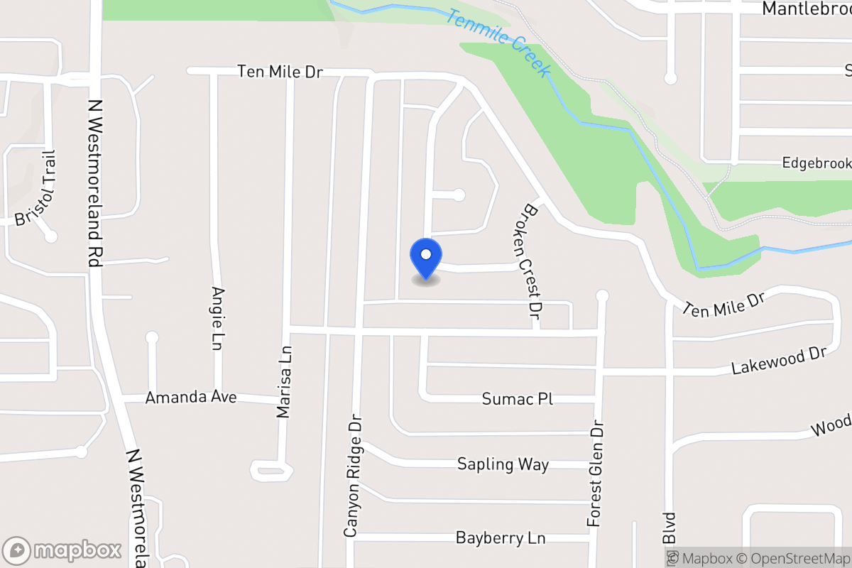 Map of 550 Rising Ridge Dr