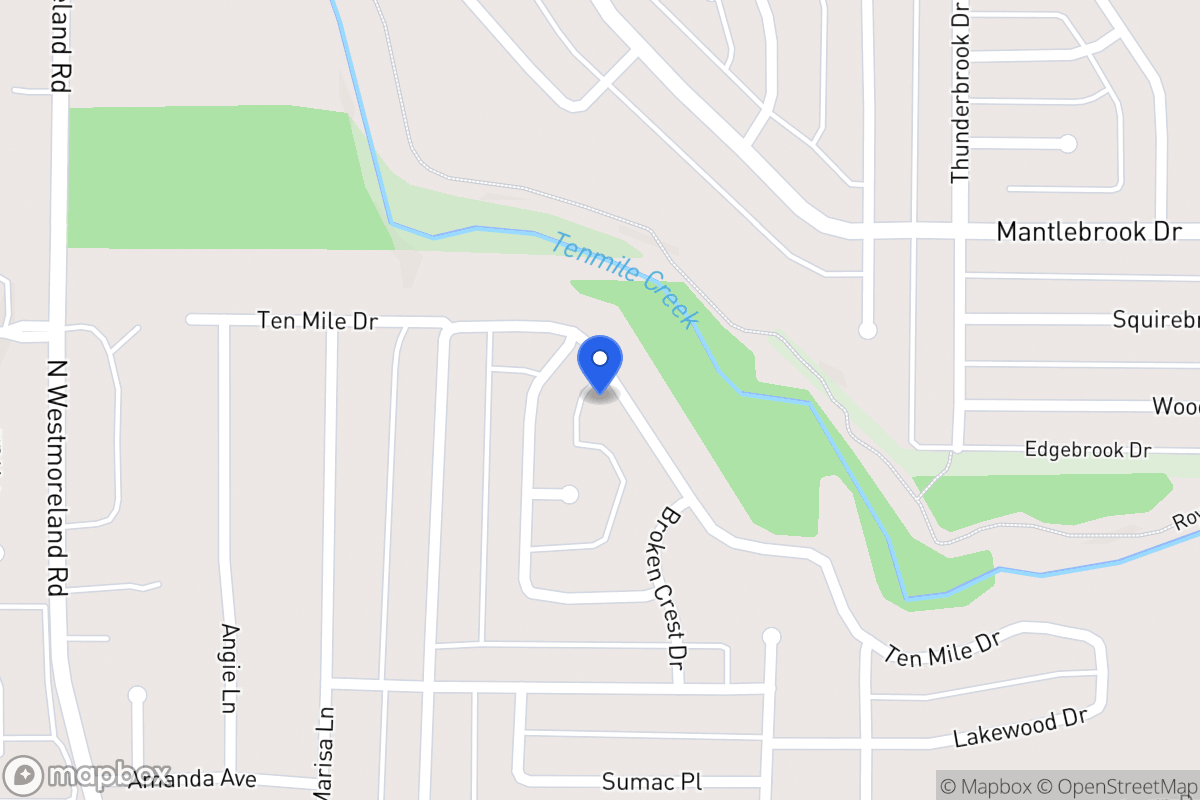 Map of 552 Ten Mile Dr