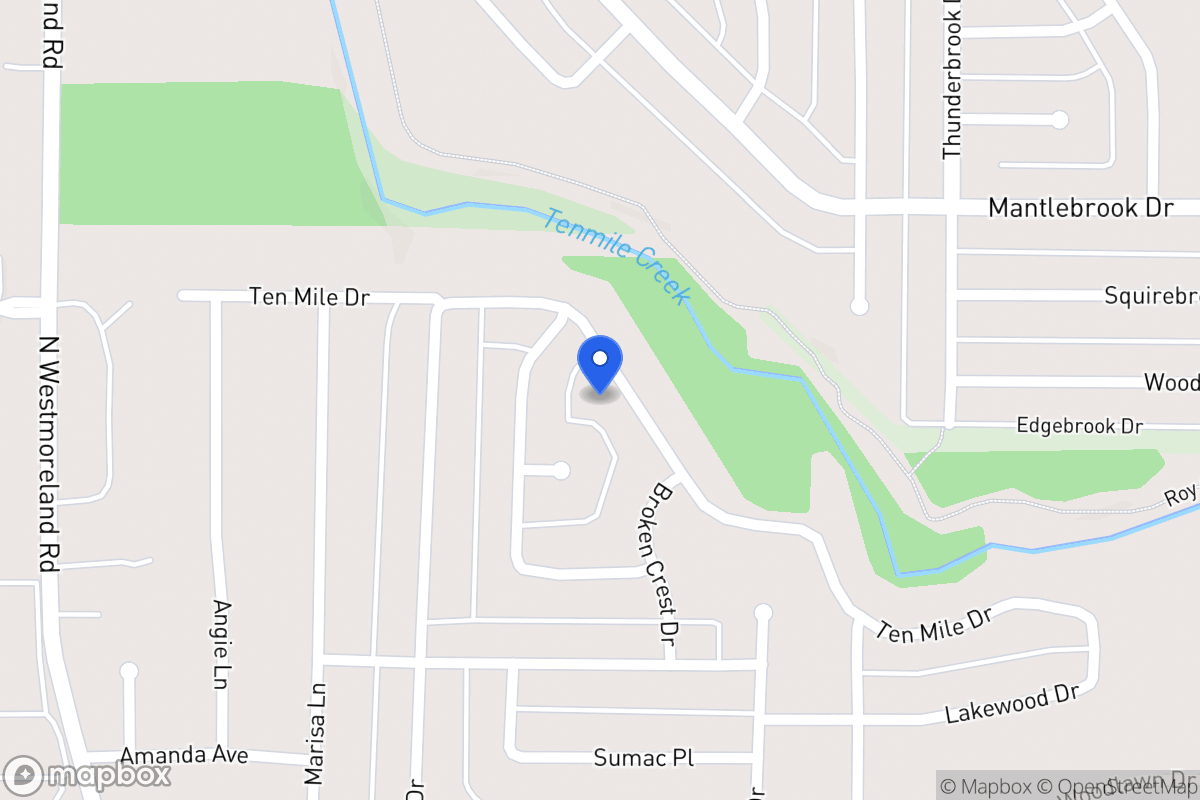 Map of 548 Ten Mile Dr