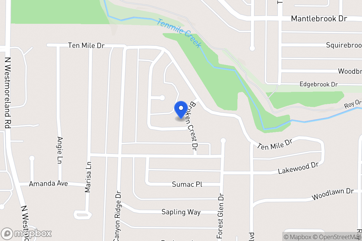 Map of 533 Rising Ridge Dr