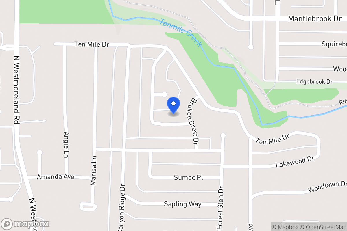 Map of 537 Rising Ridge Dr