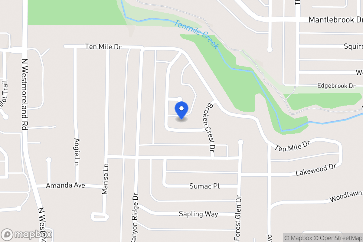 Map of 541 Rising Ridge Dr