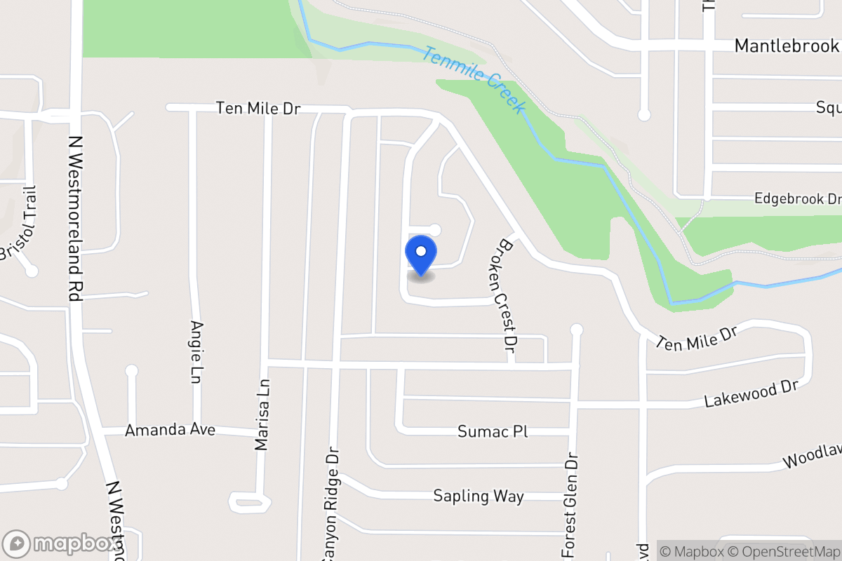 Map of 545 Rising Ridge Dr