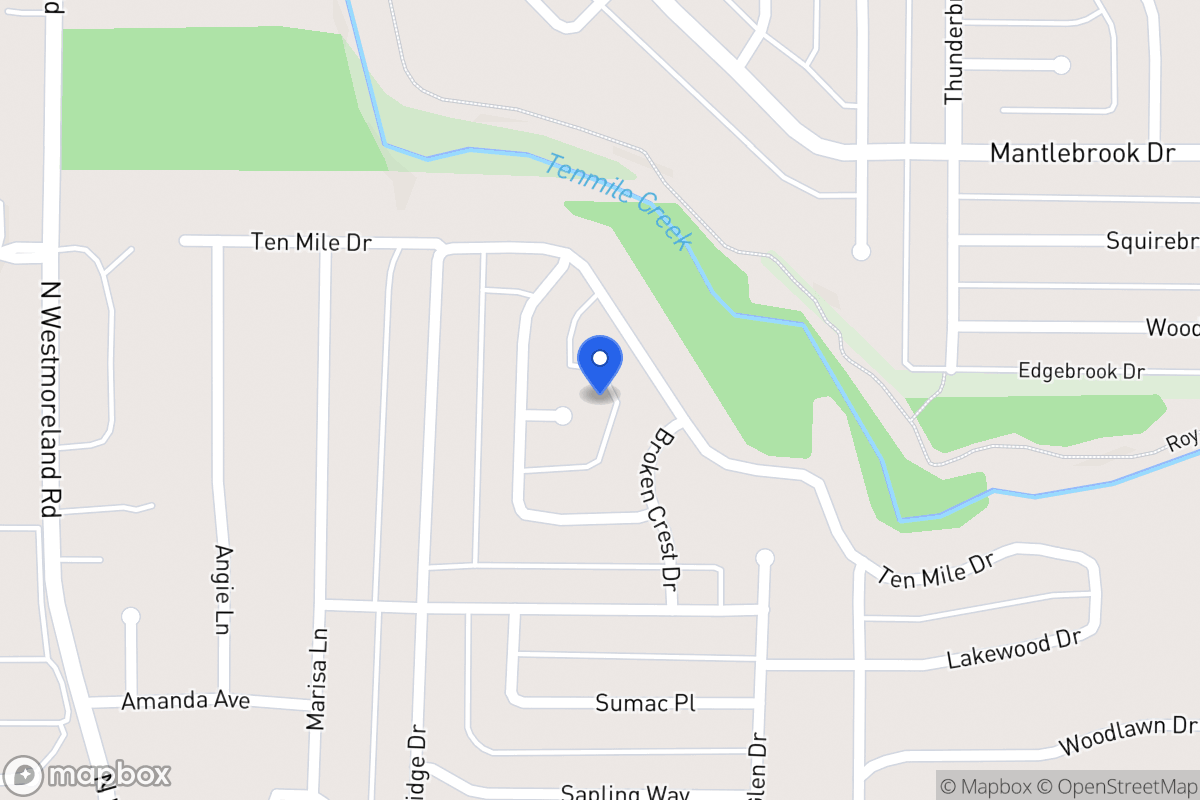 Map of 1028 Rising Ridge Cir