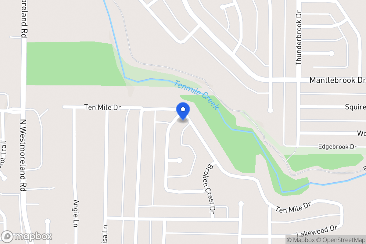 Map of 1120 Rising Ridge Dr