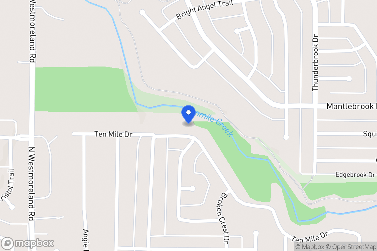 Map of 601 Ten Mile Dr