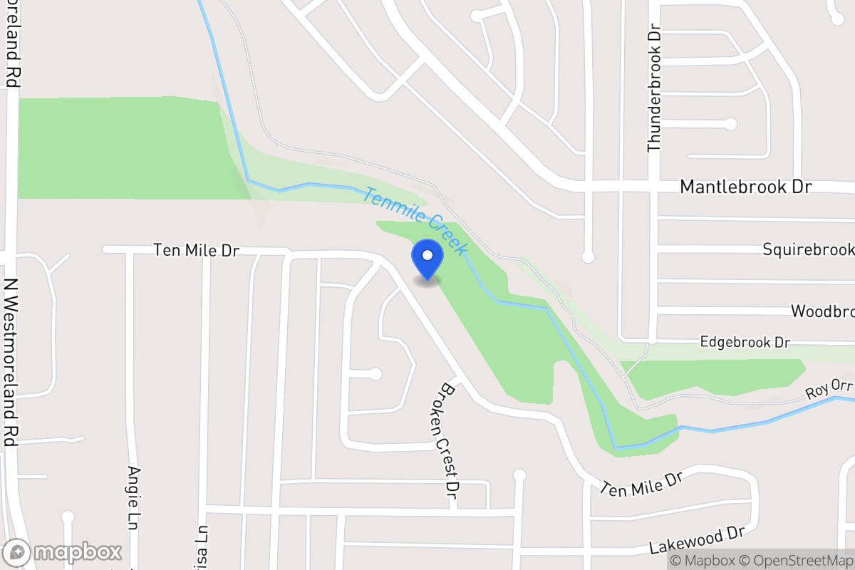Map of 553 Ten Mile Dr