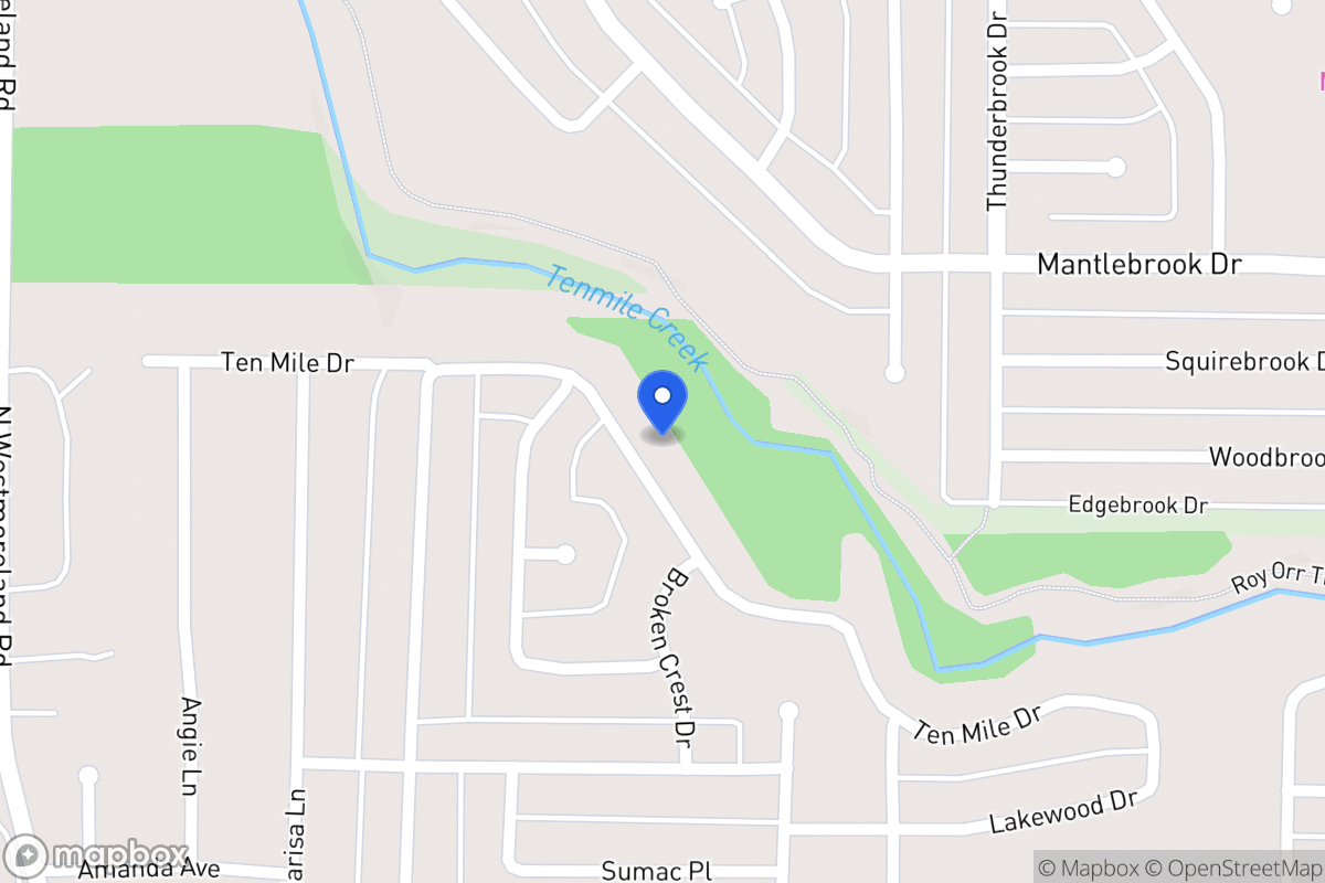 Map of 549 Ten Mile Dr