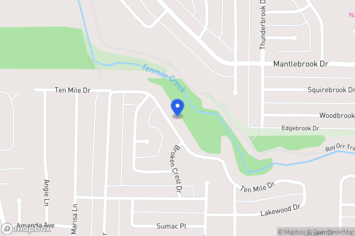 Map of 545 Ten Mile Dr